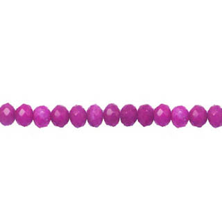 DYED JADE FACETED ROUNDEL 08MM LIGHT PLUM