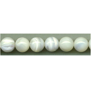 MOTHER OF PEARL(WHITE)08MM