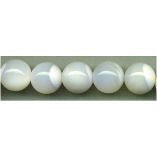 MOTHER OF PEARL(WHITE)10mm