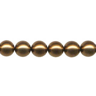 SHELL PEARL #215 14MM BROWN