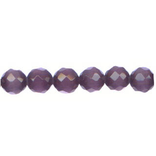 CAT'S EYE 10MM FACETED PURPLE