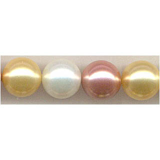 SHELL PEARL #PINK MULTI 14MM ROUND