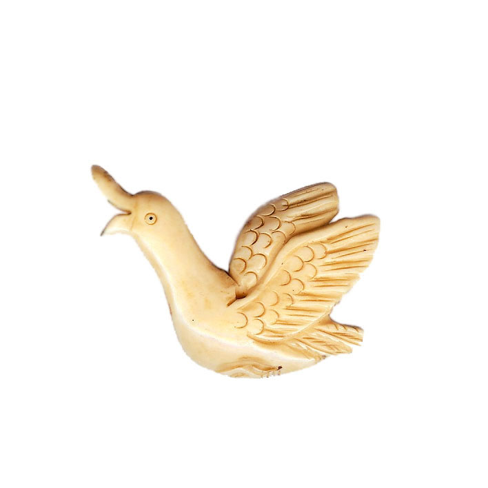 BONE DUCK 43X57MM IVORY (20 PCS)