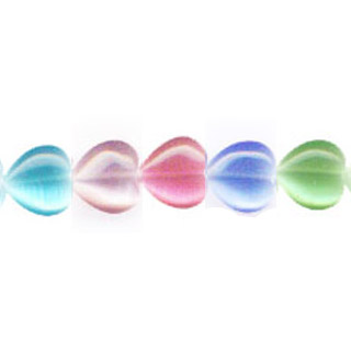 CAT'S EYE PUFF HEART 12MM MULTI