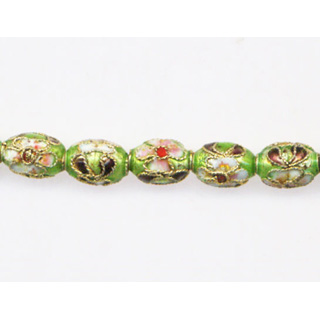 ENAMEL RICE 7X9MM APPLE GREEN