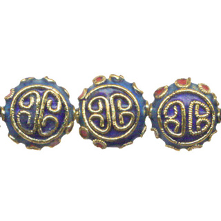 ENAMEL LONG LIFE DISC 15MM BLUE