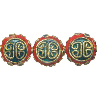 ENAMEL LONG LIFE DISC 15MM GREEN