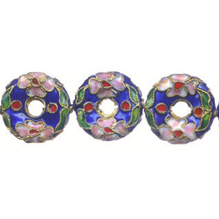 ENAMEL DONUT 21MM BLUE