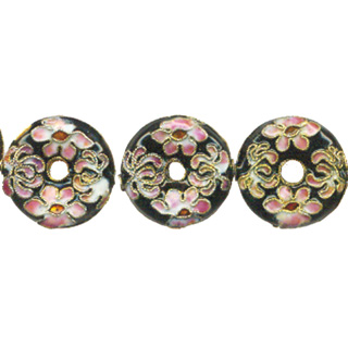 ENAMEL DONUT 21MM BLACK