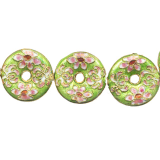 ENAMEL DONUT 26MM APPLE GREEN