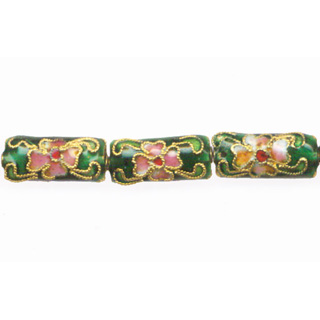 ENAMEL PILLOW 8X18MM GREEN