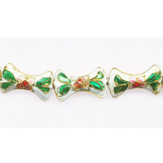 ENAMEL BONE 11X20MM WHITE