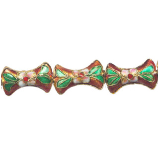 ENAMEL BONE 11X20MM ORANGE