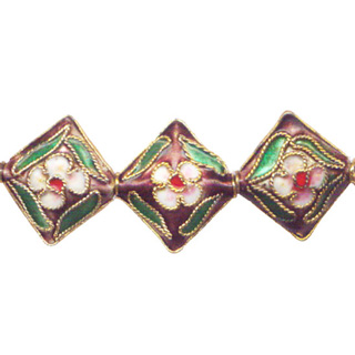 ENAMEL DIAMOND 17MM PIRPLE