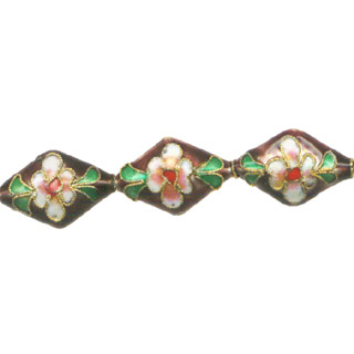 ENAMEL DIAMOND 14X21MM PURPLE