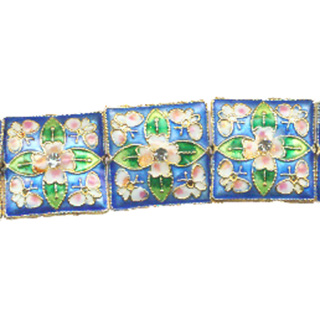 ENAMEL SQUARE 21MM LIGHTBLUE