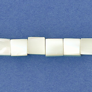 MOP(WHITE) SQUARE 08MM