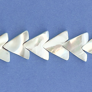 MOP(WHITE) V.SHAPE 15MM