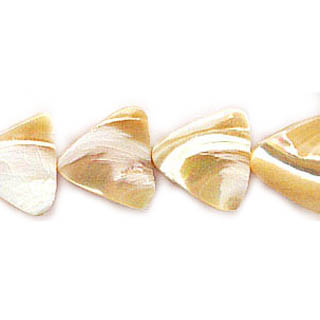 MOP(NATURAL) TRIANGLE 16MM