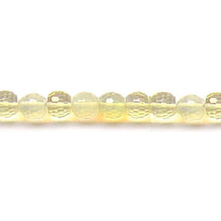 PINEAPPLE QUARTZ FACETED ROUND 08MM