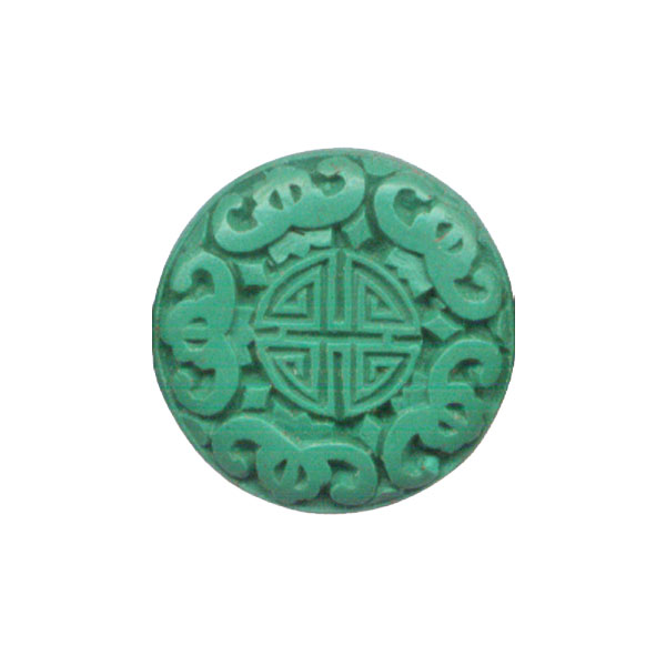 CINNABAR COIN 28MM TQ