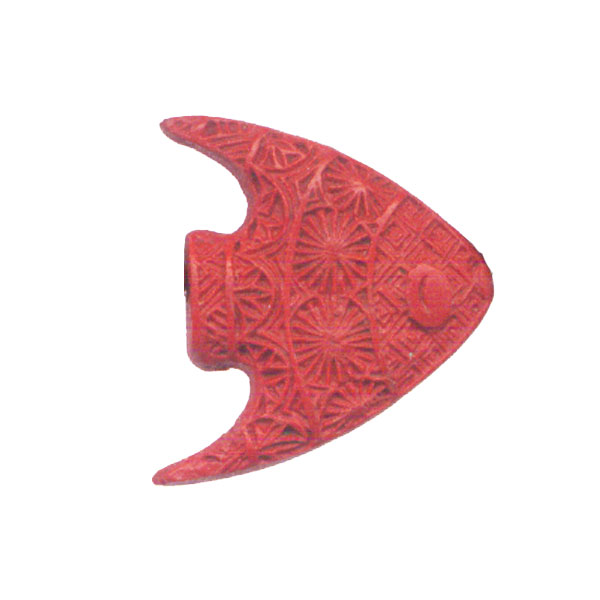CINNABAR FISH 31MM RED