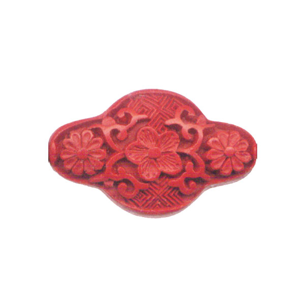 CINNABAR DIAMOND 22X35MM RED