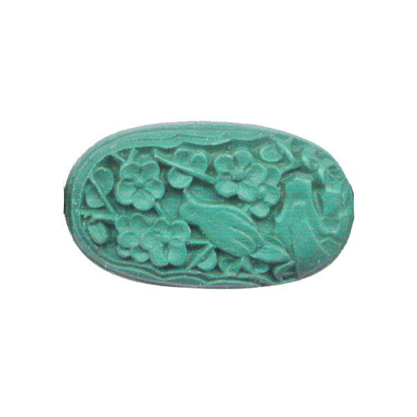 CINNABAR OVAL 20X34MM TQ
