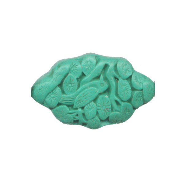 CINNABAR OVAL 21X34MM TQ