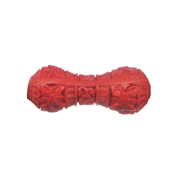CINNABAR PEANUT 13X35MM RED