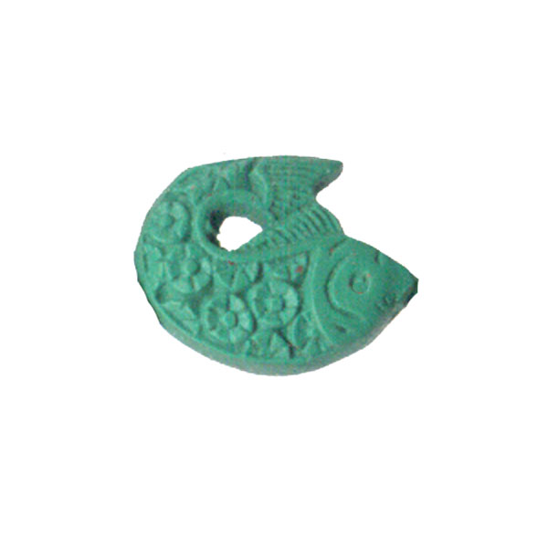CINNABAR FISH 15X21MM TQ