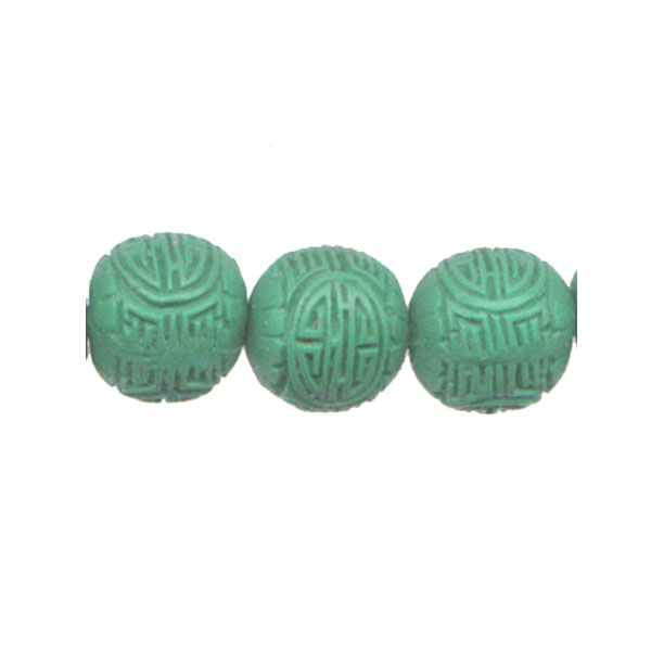 CINNABAR 15MM ROUND TQ(A)