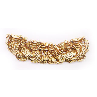 BONE FOUR DRAGON 30X100MM ANTIQUE