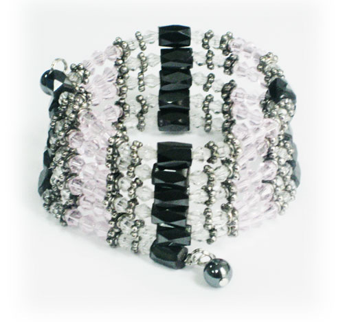 MAGNETIC NECKLACEPINK QTZ