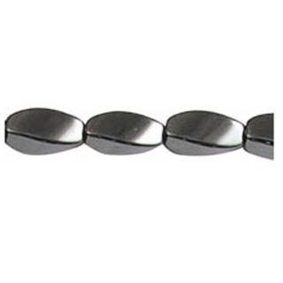 MAGNETIC HEMATITE SWIRL 8X12MM