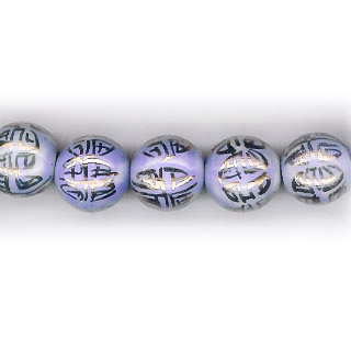 PORCELAIN ROUND 12MM LIGHT BLUE WITH LONLIFE