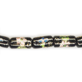 PORCELAIN TUBE 8X17MM BK