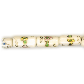PORCELAIN TUBE 8X17MM WH