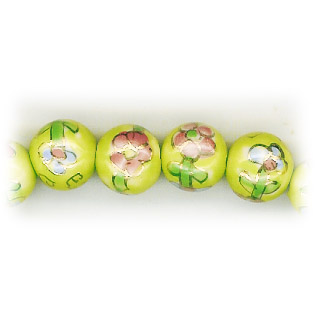 PORCELAIN ROUND 12MM LEMON