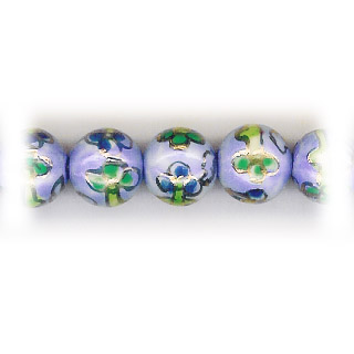 PORCELAIN ROUND 14MM LIGHT BLUE