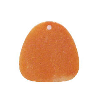 FLAT TRIANGLE 30X40MM RED AVENTURINE