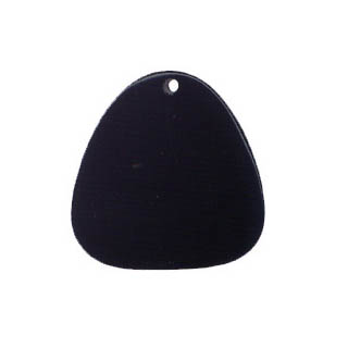 FLAT TRIANGLE 30X40MM BLACK ONYX