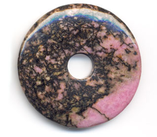 35MM DONUT RHODONITE