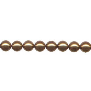 SHELL PEARL #215 10MM BROWN