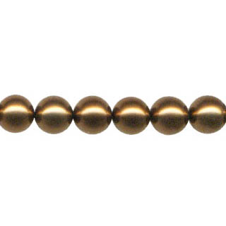 SHELL PEARL #215 14MM BROWN