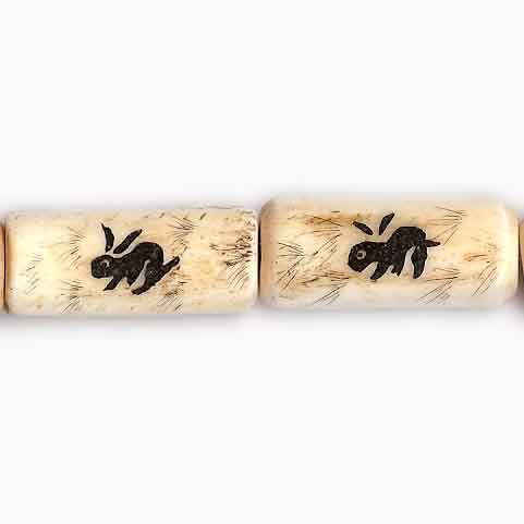 bone beads T520-2-1