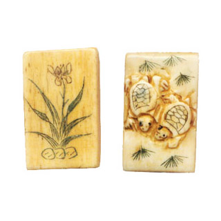 BONE RECTANGLE COUPLE 20X32MM