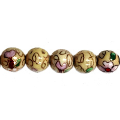 CLOISONNE 10MM BEIGE