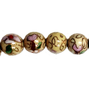 CLOISONNE 12MM BEIGE