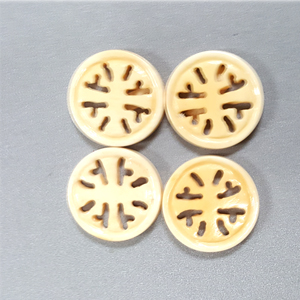 BONE CIRCLE 28MM IVORY(4PCS/BAG)